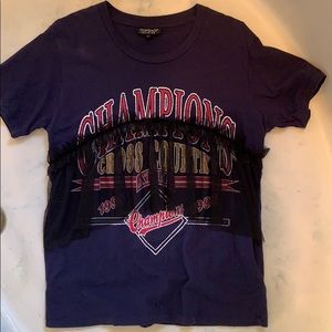 topshop sports tshirt